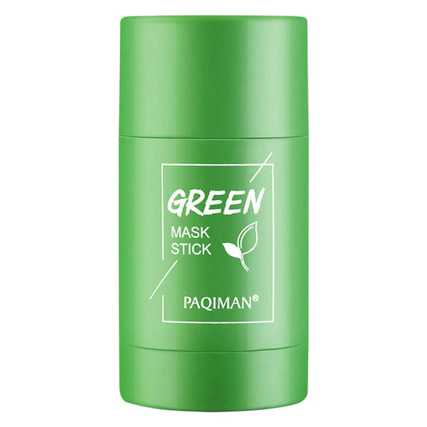 Green Tea Mask Stick Green Tea Cleansing Stick Mask Purifying Clay Mask Oil Control Anti-Acne Epplant Mask Stick